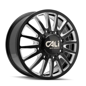 Cali Off-Road – SUMMIT DUALLY – Black – 20″x8.25″ 115mm – Summer Wheels – 9110D-2870BMF115